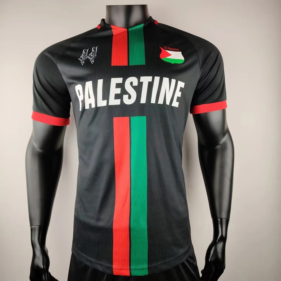 AAA Quality Palestine 24/25 Black Training Jersey(Player)